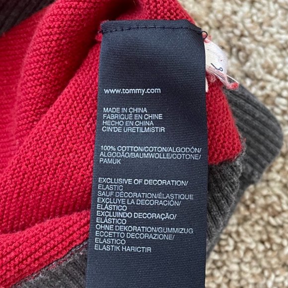 🧶 Tommy Hilfiger 🧶 Men's Cotton Knit Sweater, M - Picture 7 of 13